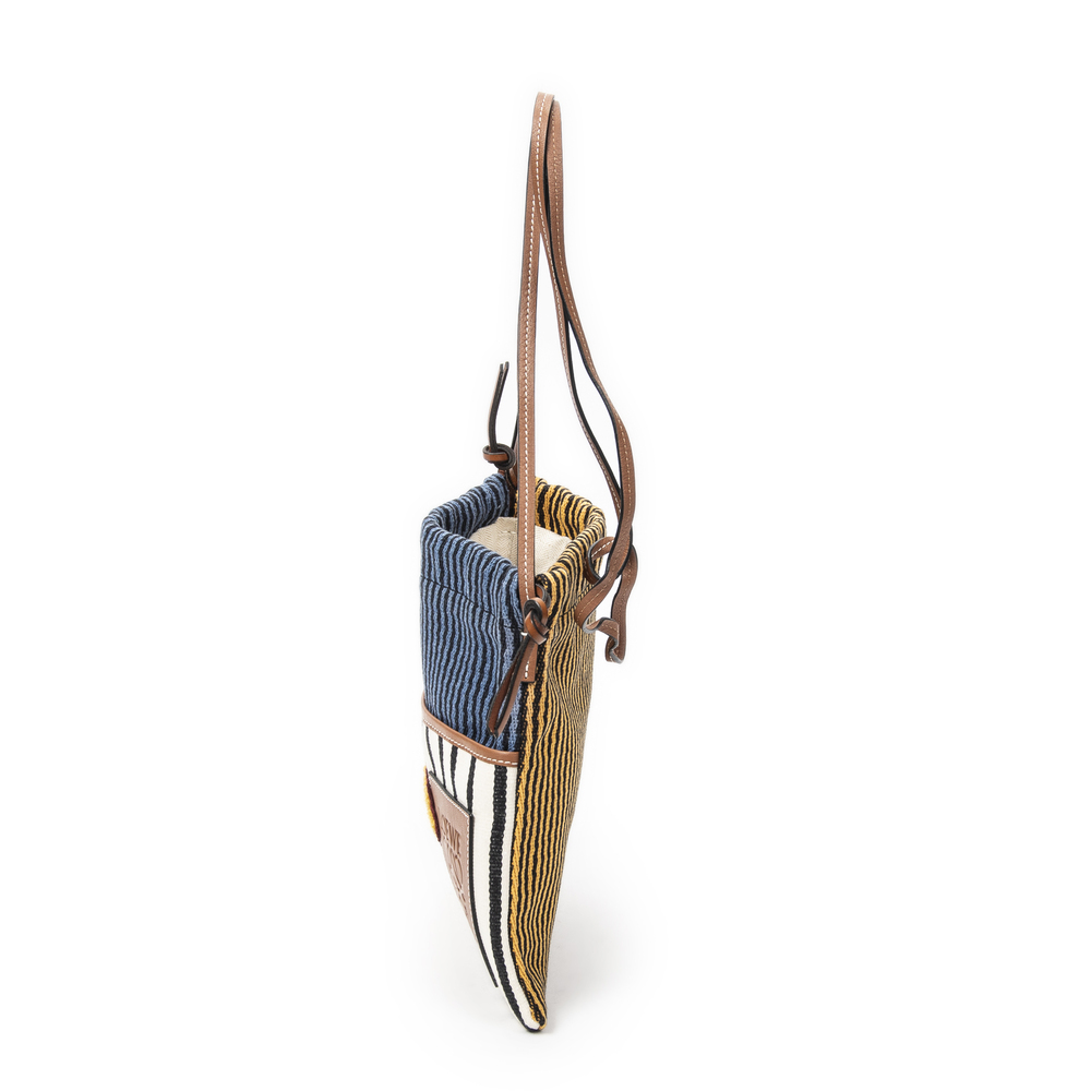 Loewe Embroidered Drawstring Pouch Crossbody - Picture 3 of 10